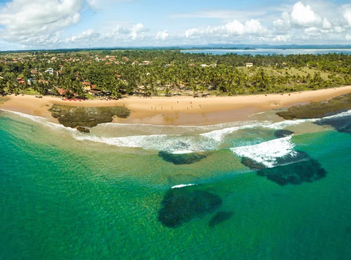 Praia dos Três Coqueiros, Península de Maraú