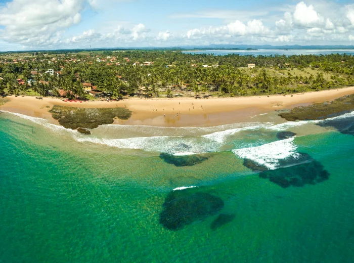 Praia dos Três Coqueiros, Península de Maraú